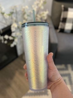 Starbucks Spring 2021 50th Anniversary Frosted Sirens Tail 24oz Tumbler