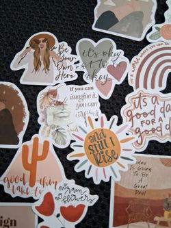 Bohemian Inspirational stickers. -50 for $6