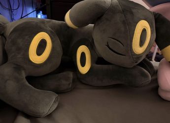 Umbreon and Espeon Plushes