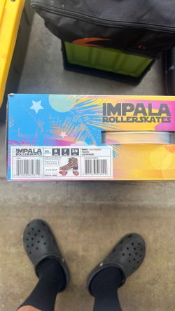 Roller skates cheetah print