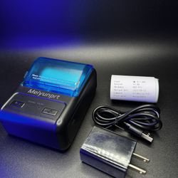 Milestone MHT-P11 58mm Portable Thermal Receipt Printer Support BT/USB Connection for Supermarket Restaurant Store Warehouse