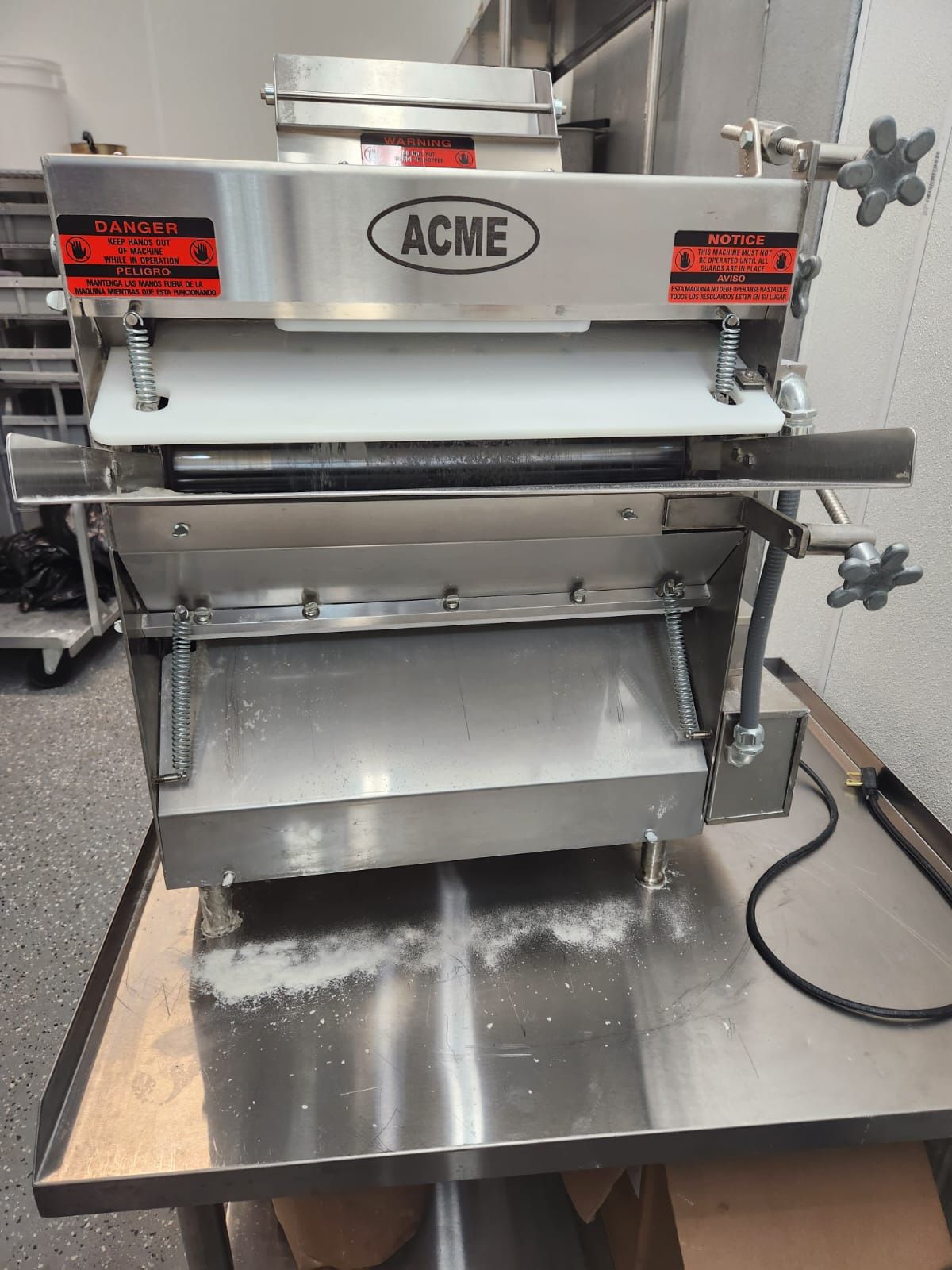 Like New Acme MRS11 Bench Dough Roller