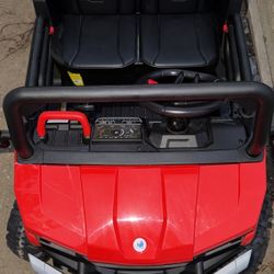 RED LAND ROVER ELECTRIC KIDS CAR 