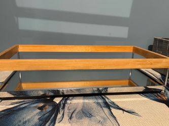 Bamboo and Mirror Decorative Tray