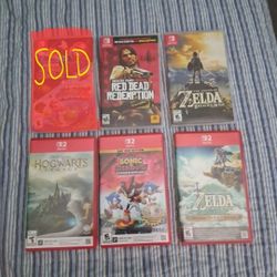 Nintendo Switch 1 And 2 Games For Sale