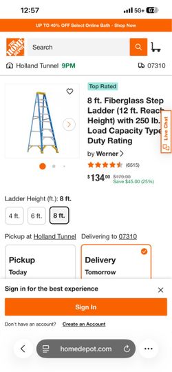 Ladder 8 foot