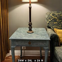 Custom painted End Tables 