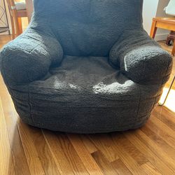 Large Faux Fur Bean Bag Chair