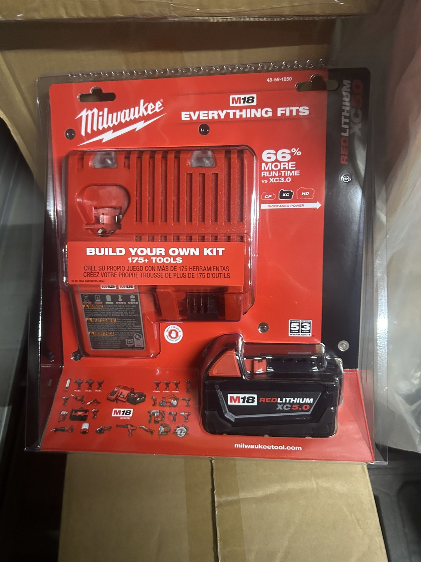 milwaukee battery and charger 