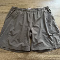 The North face flight series Apex drawstring active shorts Mens Size XL Gray  