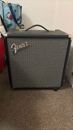  Fender Rumble 25 bass amplifier. 