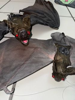 Halloween Hanging Bat Decorations Set