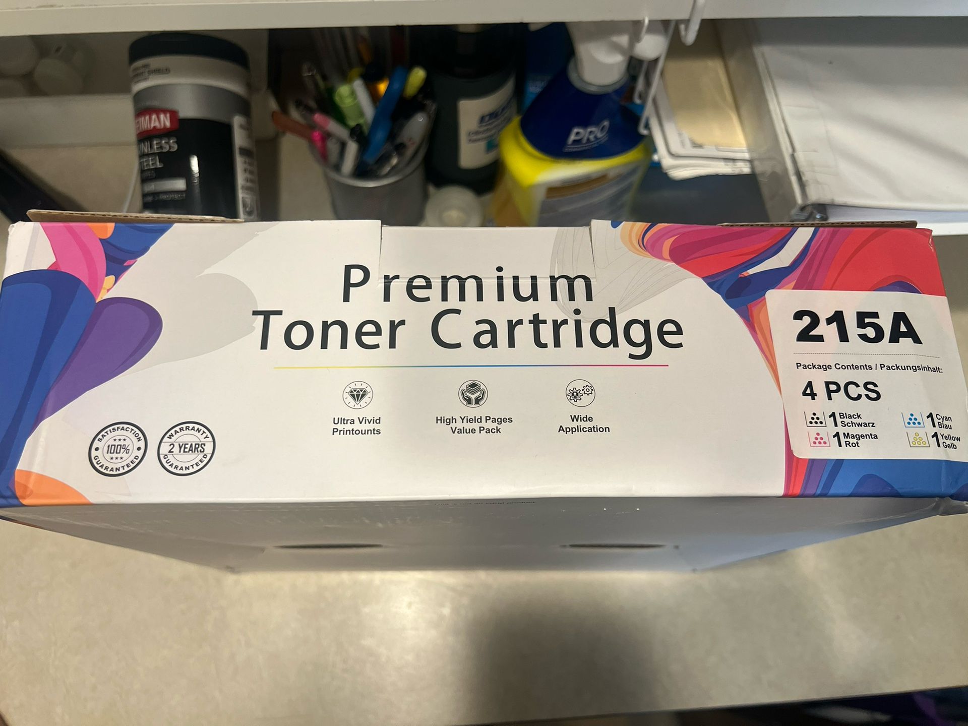 Premium Toner Cartridge 215A -4 Pcs 
