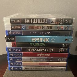 Lot Of Brand New And Pre-Owned PS3 & PS4 Games