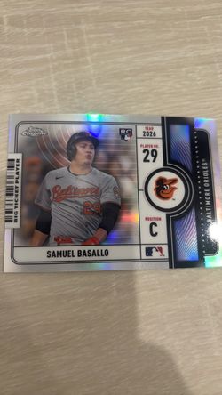 Samuel Basallo Big Ticket Player RC #BTP-25