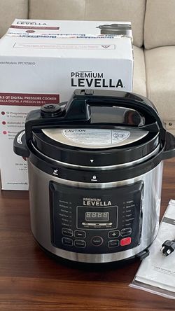 Levella Digital Pressure Cooker 6.3 Qt