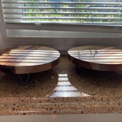 Small Wooden Desert/ Cake Stand