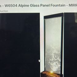 New Alpine Glass Panel Fountain Mirror-Mirror ONLY (W6504)