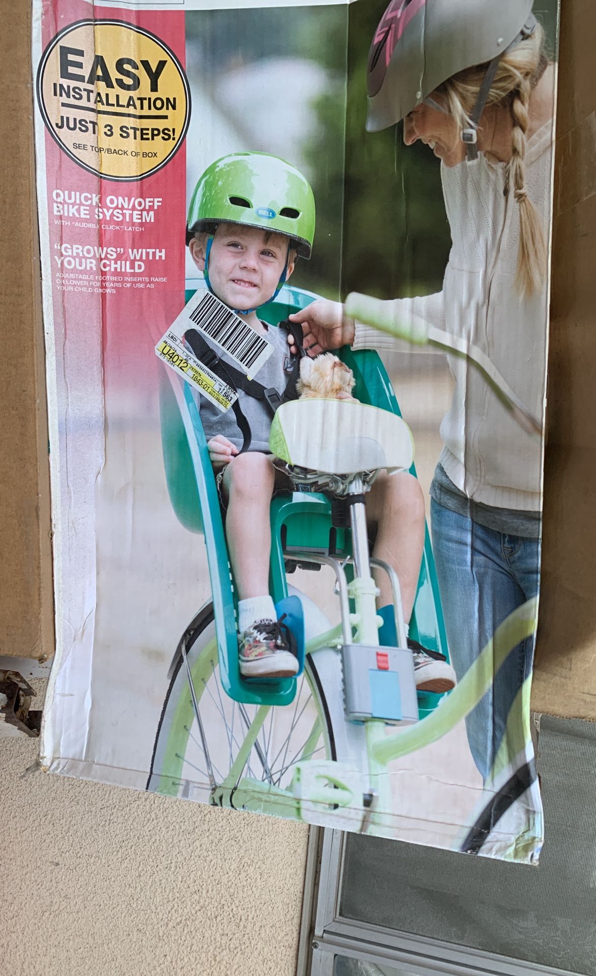 Baby Bike Carrier Bell Shell Child Carrier Bell Cocoon 300 Rear Child  Carrier Baby Carrier Bell