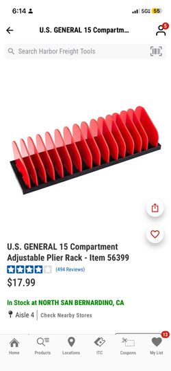 Plier organizer