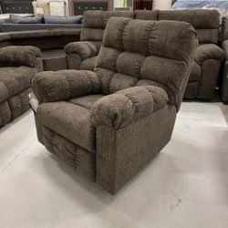 Reclining Sofa, Loveseat, Recliner  with Biscuits BackColor Options 