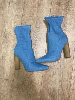 Fashion Nova Mid Calf Heel Boots