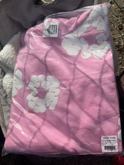 Pink Denim Tear Small