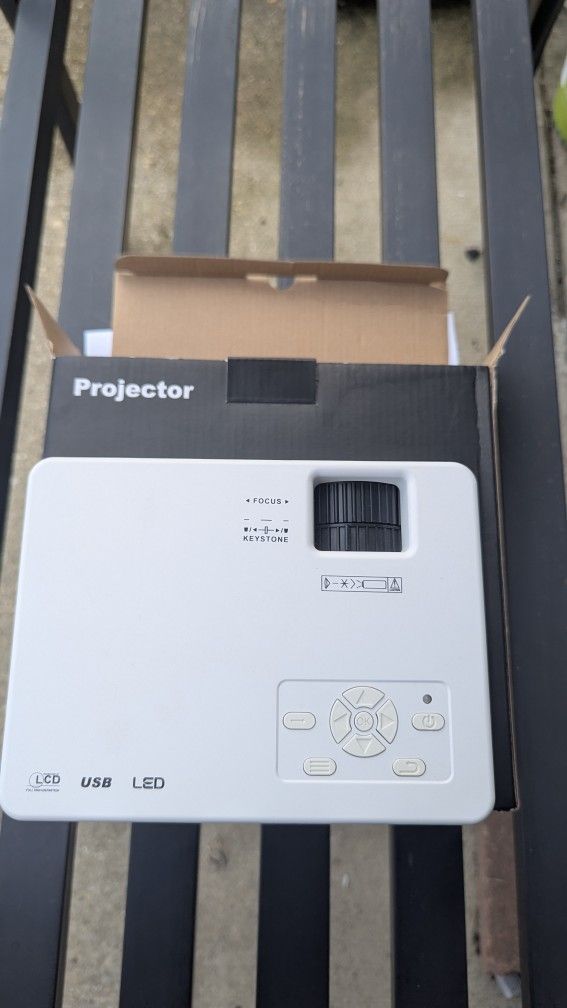 Mini Projector with WiFi and Bluetooth, 1080P Supported Outdoor Movie Projector -Mint Condition
