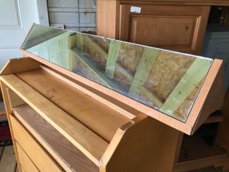 Framed mirror cube. Not sure what to call it