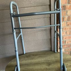 Guardian Foldable Walker With Wheels