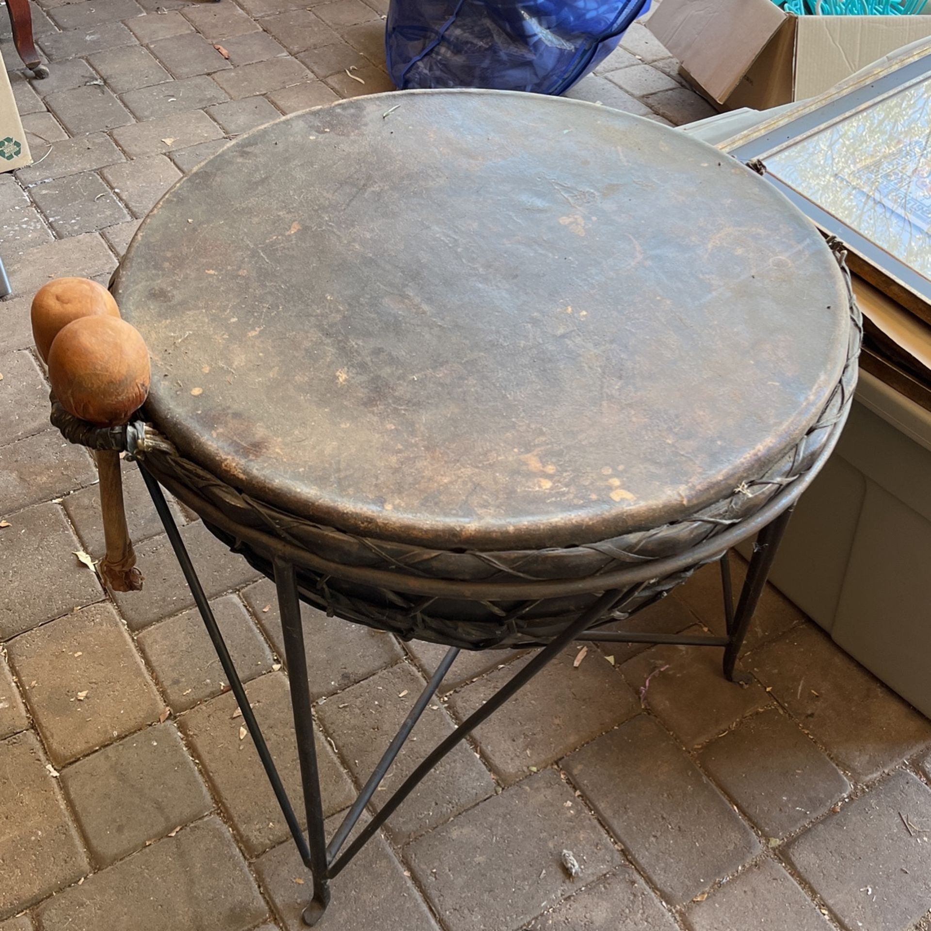 Antique Drum Table