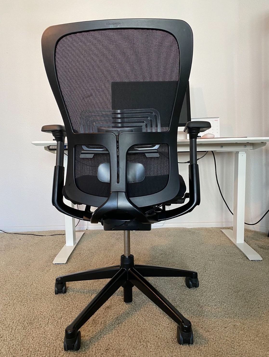 Haworth Zody Fully Loaded Model In Black Office Chair