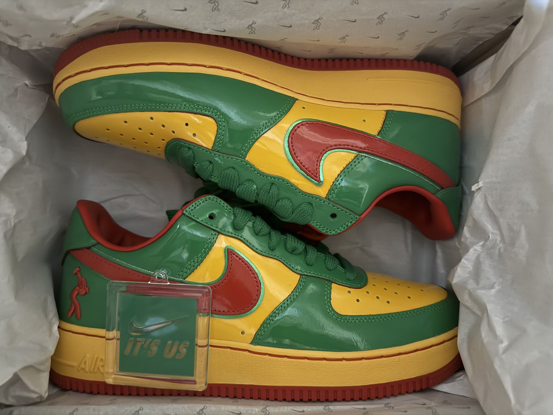 Lil Yachty X Concrete Boys X Nike Air Force 1 Lucky Green Size 9.5
