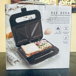Rae Dunn Electric Sandwich Maker New sealed Box