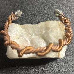“Serpentis Aurum” – Hand-Forged Copper Energy Cuff (Healing Frequency Relic)