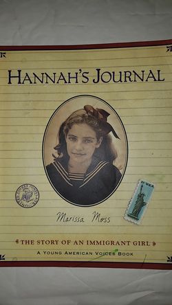 Hannah's Journal By Marissa Moss