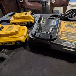 DeWalt 20v Brushless And Impact W/ Batteries