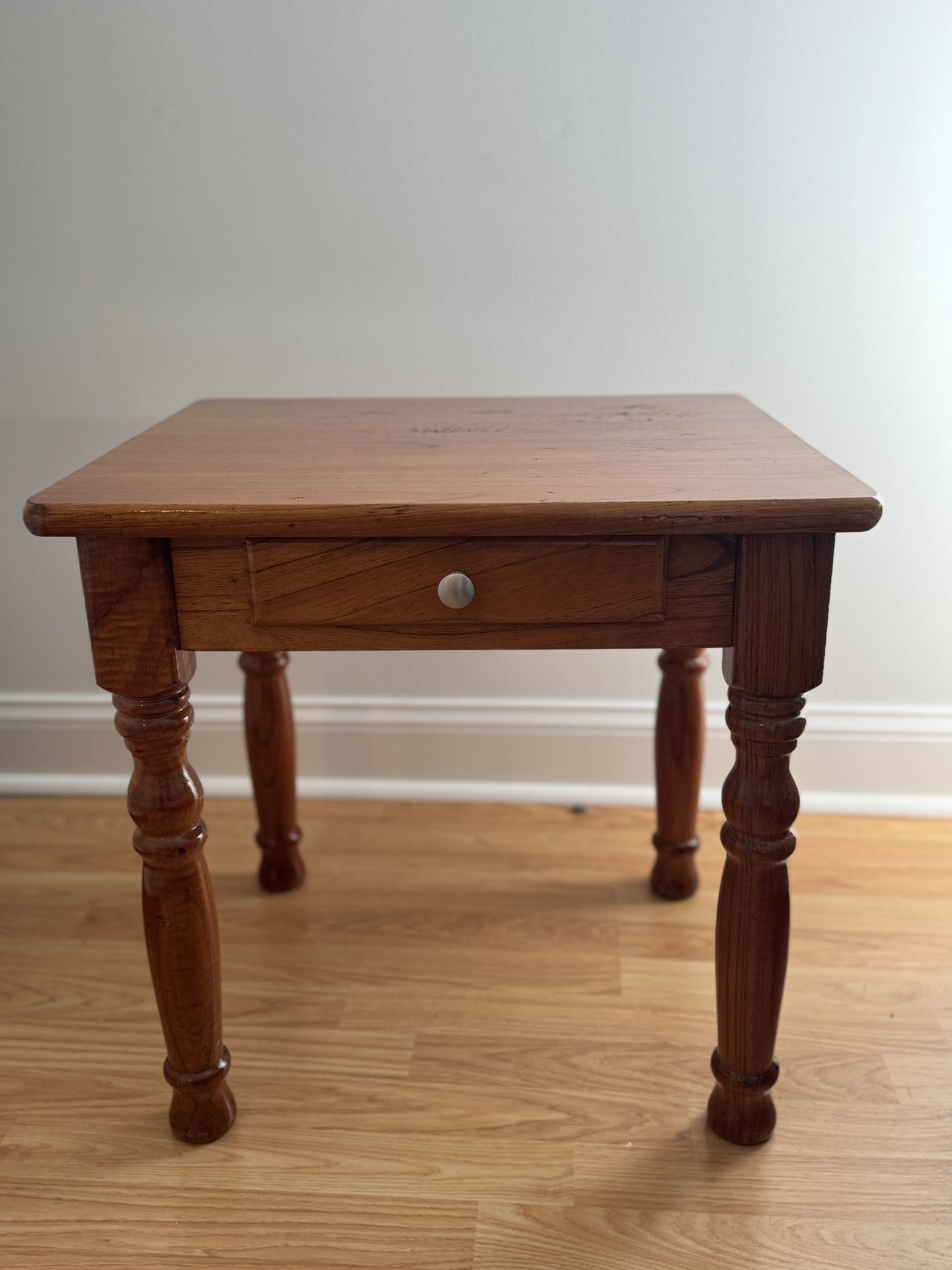 Wooden End Table
