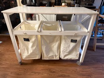 Triple laundry basket