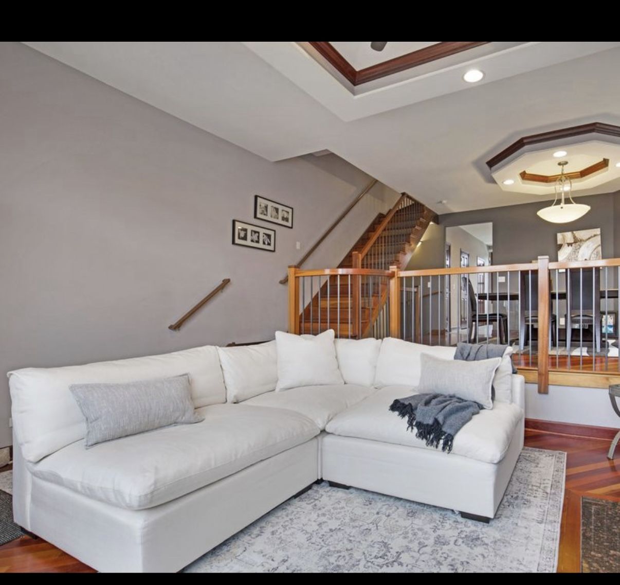 Cream Sectional Sofa - Cloud Couch