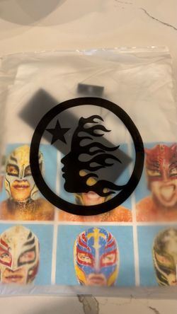 White Luchador hellstar shirt