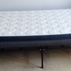Sleep Shop Twin Mattress Bed with frame