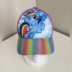 My little Pony Gir’s Baseball Cap Pink Rainbow Size 4-14