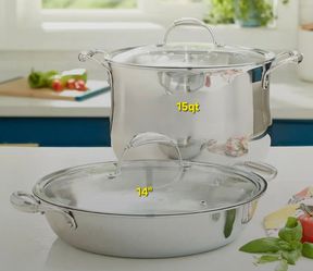 OLLA 15QT Y SARTEN 14" TRI-PLAY