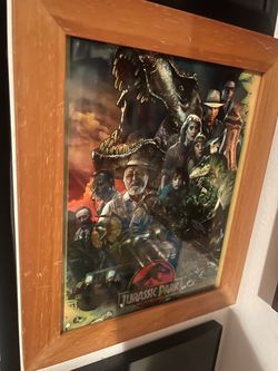 Jurassic Park Framed Movie Poster