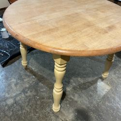 Solid Wood Round Table