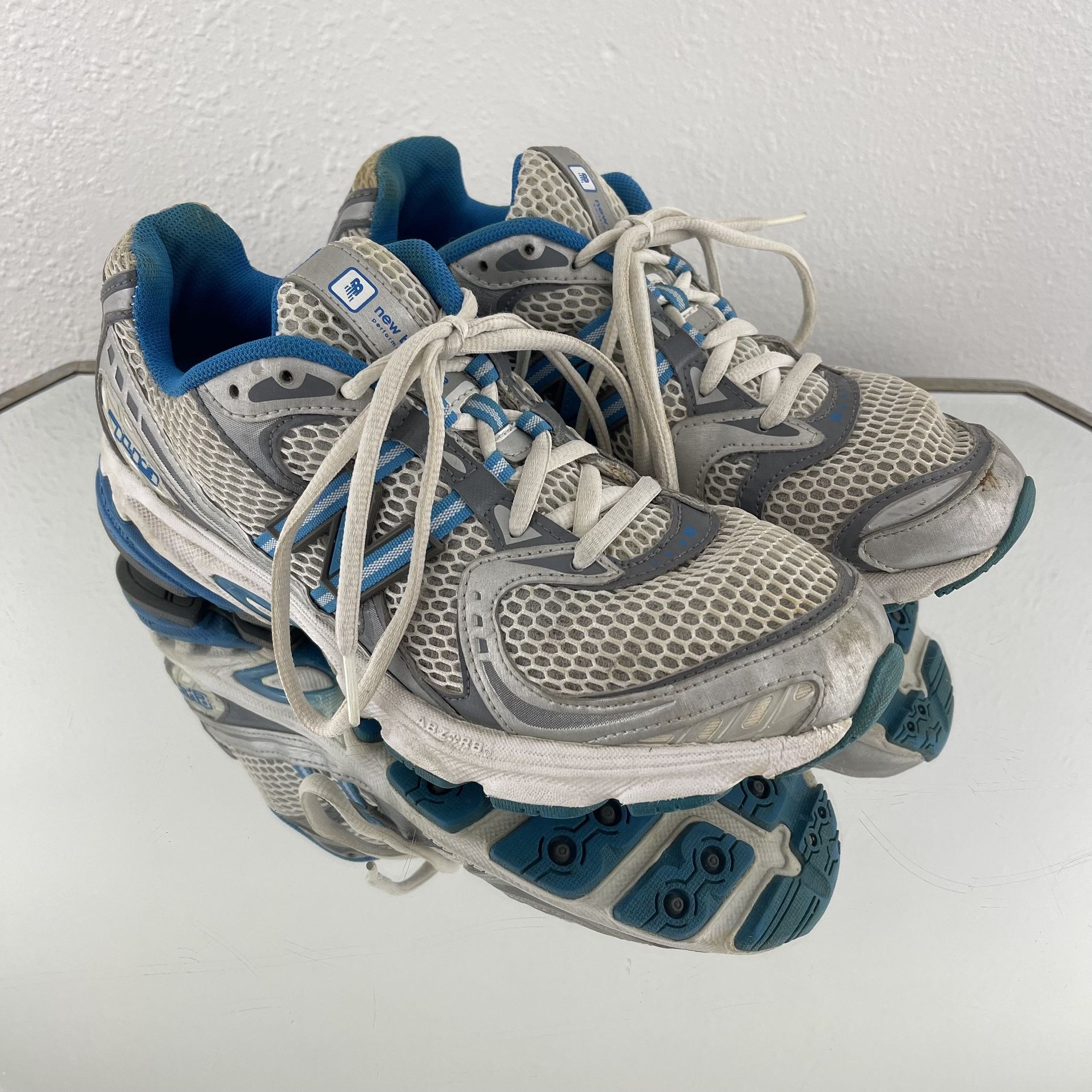 NEW BALANCE Womens Grey Blue Mesh 749 WR749ST Dadcore Running Sneakers