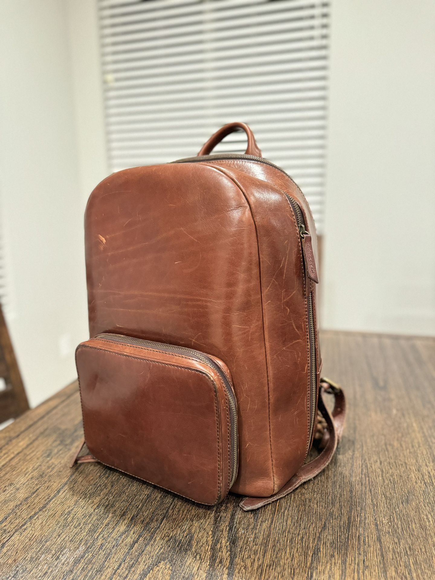 Satchel & Page Leather Backpack