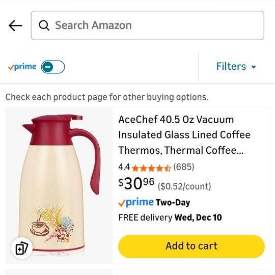 Thermal Coffee Carafe