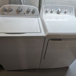 Whirlpool Washer & GE Dryer